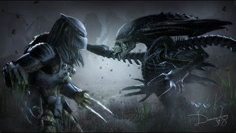Aliens vs Predator 1v1 multiplayer ripping some alien heads off!