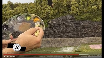 Realistic rocks in HO scale