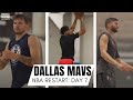Luka Doncic, Seth Curry, Maxi Kleber & Dallas Mavs Get in Final Workouts Before Leaving to Orlando!
