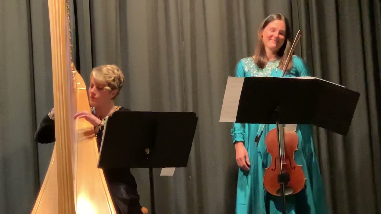Grinch - harp and viola cover by Michelle Paterson and Jen Halverson