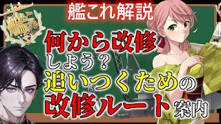【#艦これ】何から改修しよう？そのルートはこれ！追いつくための改修ルート案内【KanColle】