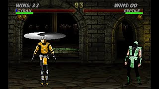 Ultimate Mortal Kombat 3 - Cyrax - Helicopter Fatality