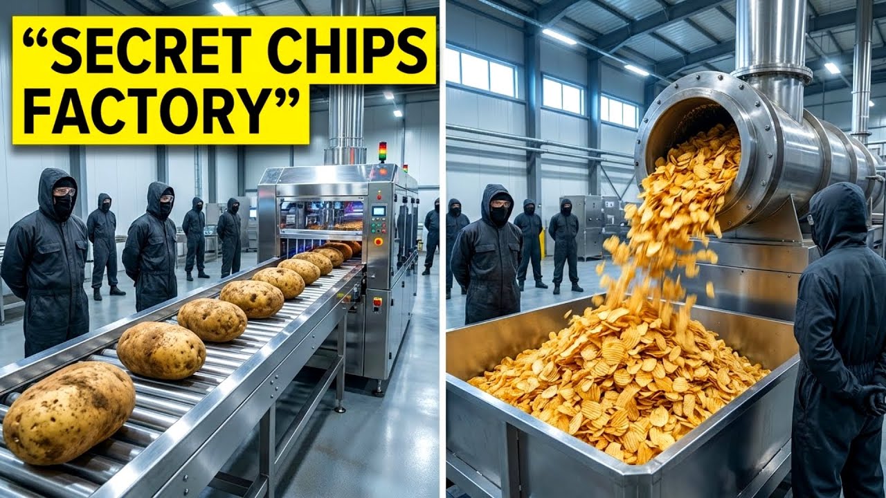 Inside a Modern Potato Chips Factory | The Incredible Process Behind Lay's Potato Chips