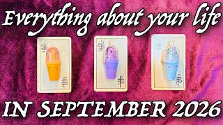 Everything about your life in September 2026 🥰 PICK A CARD Monthly Tarot Reading 🔮