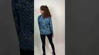 Ariat Sunstopper 1/4 Zip Baselayer Blue Opal Bits video