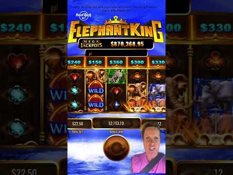Can you BELIEVE this win?! Download Hard Rock Bet to try out Elephant King yourself! #HRBPartner #Ad
