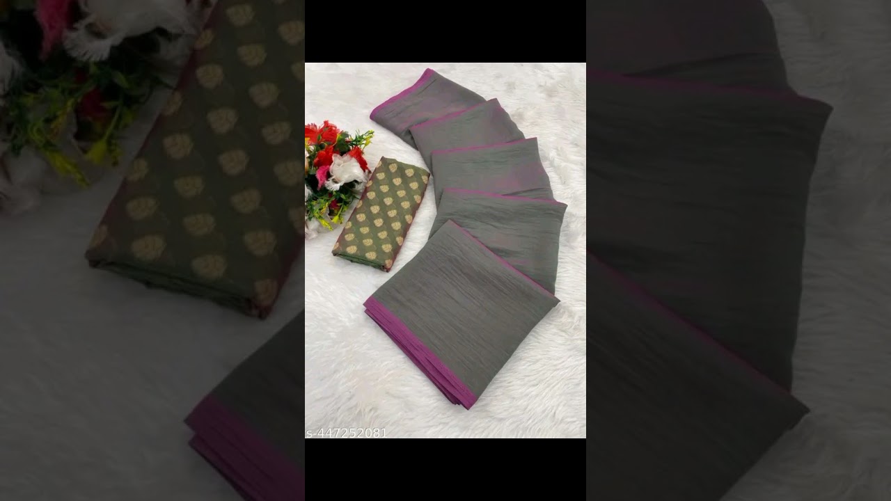 JENNY MALMAL MALAI SILK SAREE from Meesho