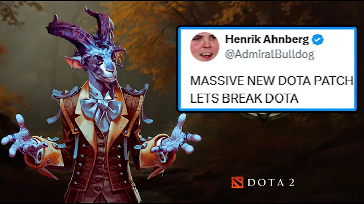 Massive New Dota Patch?! - 7.39d Overview And Testing