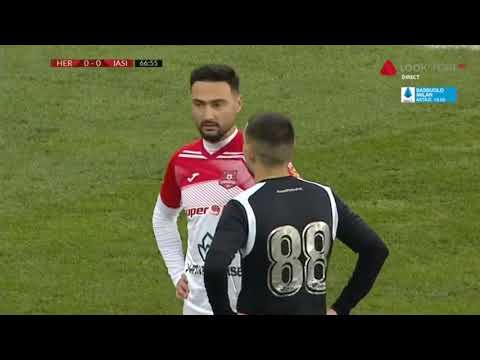 GOOOL! Hermannstadt - Poli Iași 0-1. Andrei Cristea înscrie din penalty