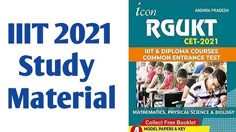 IIIT Study Material 2021||AP IIIT