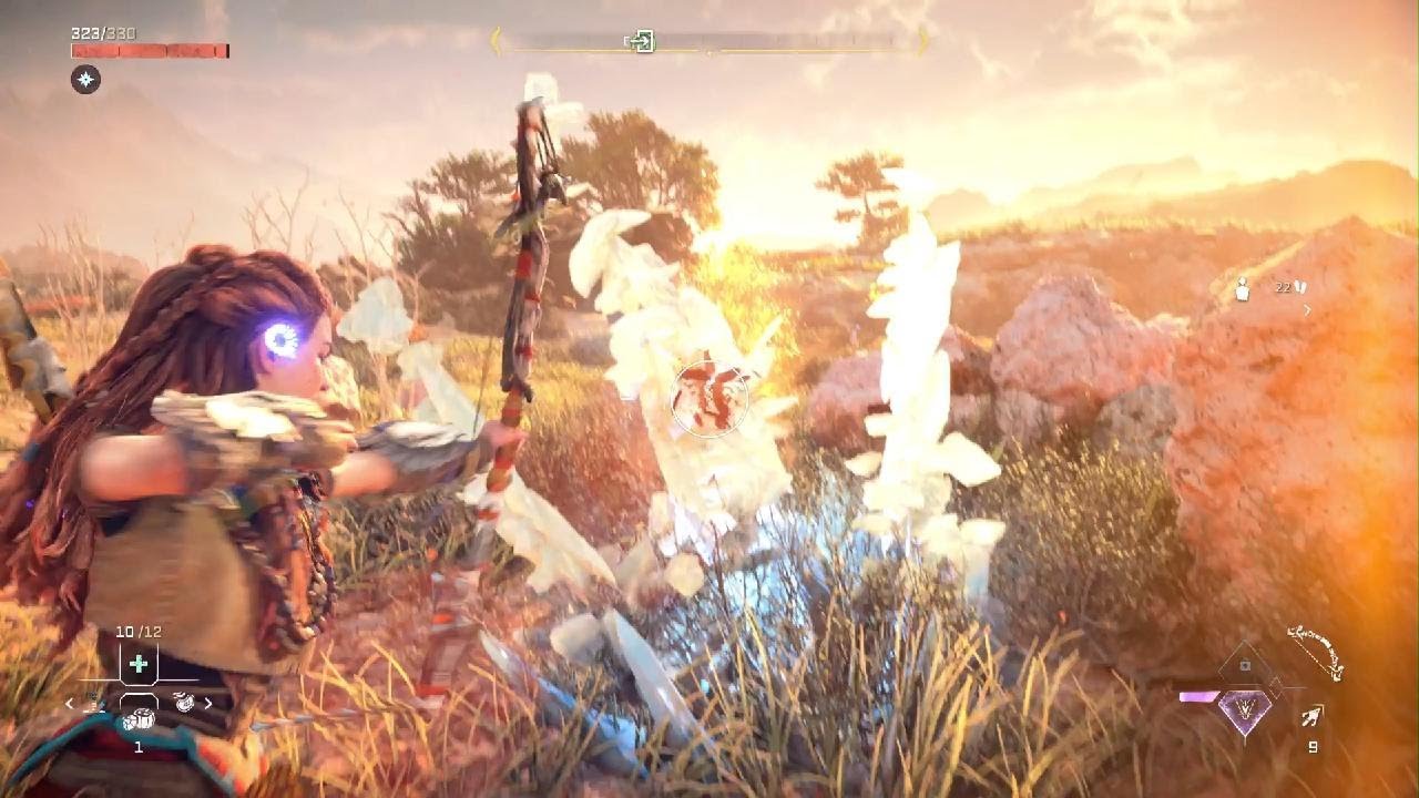 Horizon Forbidden West Shellsnapper Boss Battle - YouTube