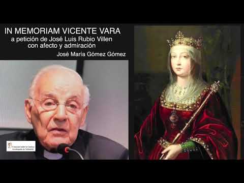 In Memorian de Vicente Vara Sanz