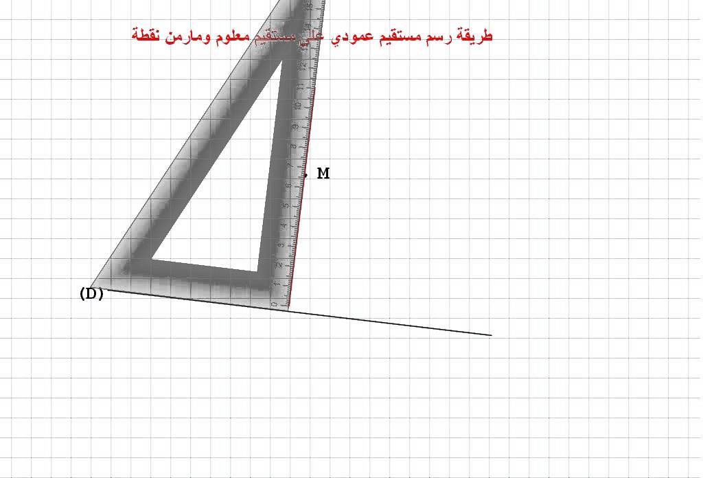 مستقيمان متعامدان