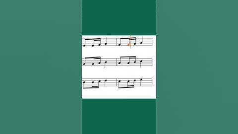 Bài tập nhịp 2/4 cơ bản với nốt đen - móc đơn và móc kép cho Guitar