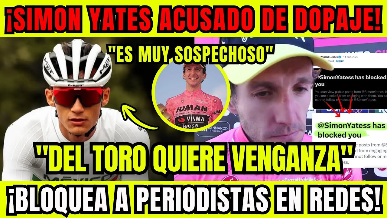 ¡ISAAC DEL TORO QUIERE VENGANZA! ACUSAN A YATES DE DOPAJE TRAS BLOQUEOS MASIVOS EN REDES ¡ESCÁNDALO!