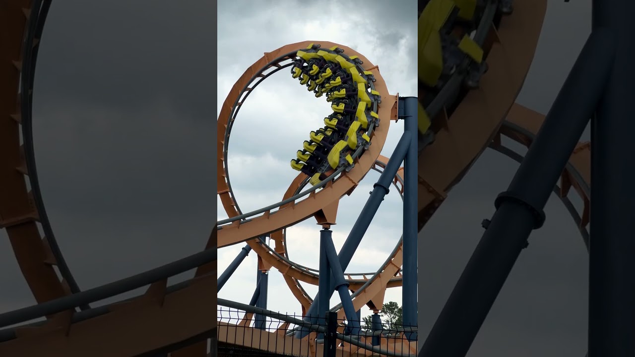 Dominator at Kings Dominion: B&M’s Floorless Coaster Thrills! 🎢🔥💨