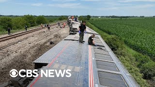 3 people killed in Amtrak train derailment in Missouri, officials say