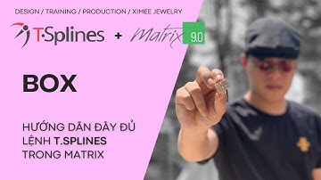 Box | Tsplines For Matrix | Học vẽ trang sức 3D Matrix