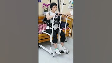 Electric patient lift chair for safe transfer from bed to wheelchair/ toilet/ sofa