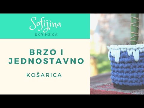 Video: Višenamjenska Košarica Za Odjeću