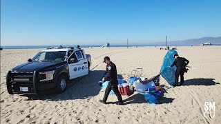 Santa Monica Police Homeless Outreach Team on Duty