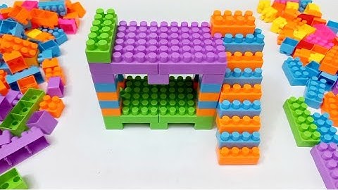 Satisfying DIY Lego Bunk Bed /ASMR Building Blocks/Lego Building Fun #buildingblocks#asmr#asmrsounds