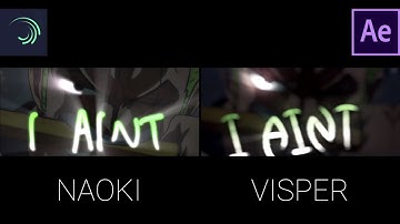 AMV PRESET: Alight Motion VS After Effects (Remake Visper)