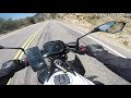 Ride Up Angeles Crest Highway To Red Box Picnic Area | Full Ride | 2021 Kawasaki Z650 | Motorcycle