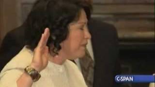 Judge Sonia Sotomayor Sworn In As Supreme Court Justice