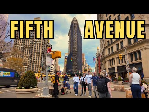 Exploring Manhattan’s FLATIRON DISTRICT Walking 5TH Avenue NYC
