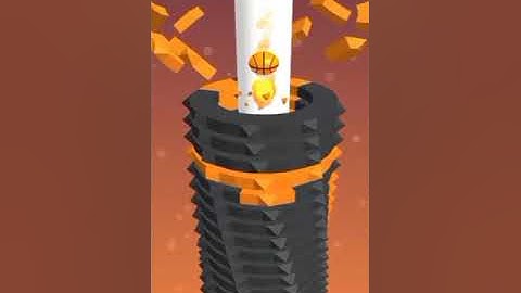 Stack Ball gameplay Android iOs Level 74 #shorts