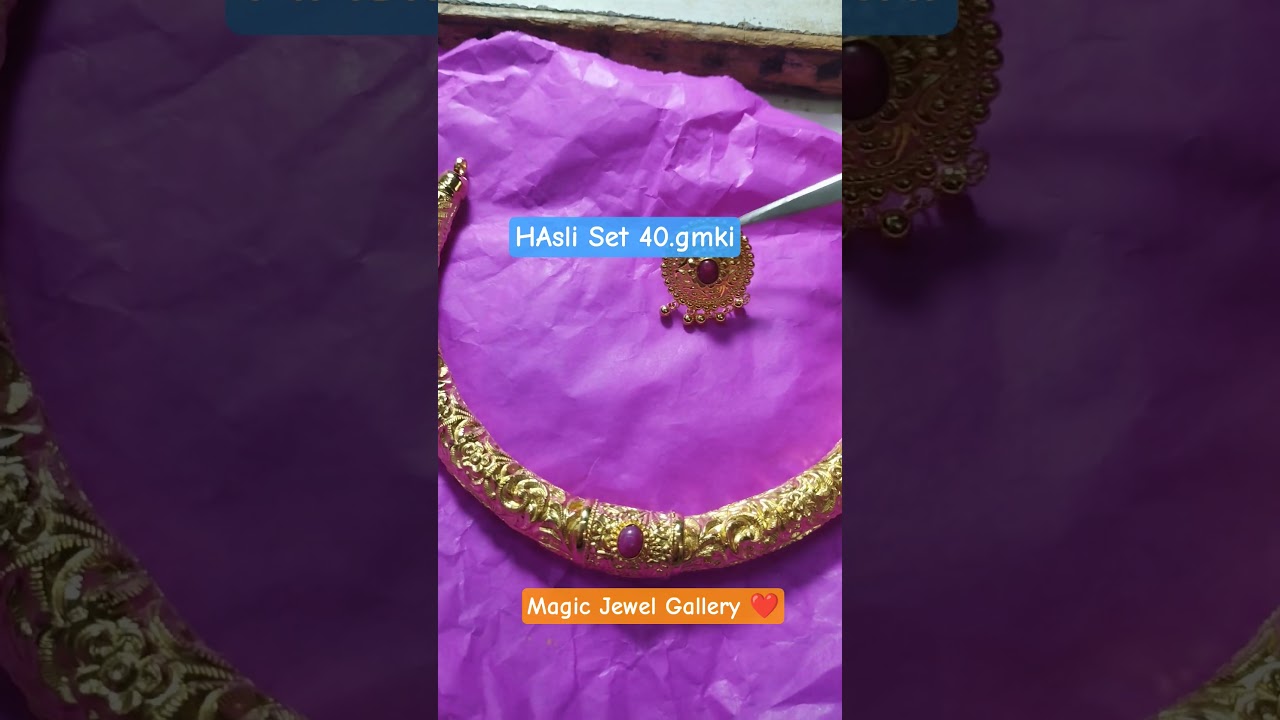 magic Jewel Gallery 💝 22k Gold Designs ke liye hamare channel ko subscribe Karen.thank you so much.#