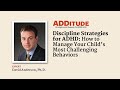 Discipline strategies for kids w adhow to manage challenging behaviors david anderson p.