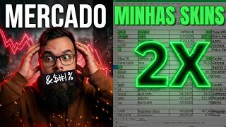 Meu inventário DOBROU enquanto o Mercado DERRETIA, veja como