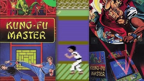 Kungfu Master (C64) close-up animation, GUN and cheat POKES!
