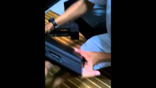 Alienware m14x - My very own unboxing and 1st boot-up finally!