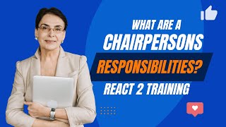 What Are The Responsibilities Of A Chairperson?