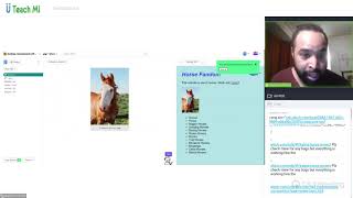 TechClubLive | Green Screen in ClipChamp & HTML CSS coding website