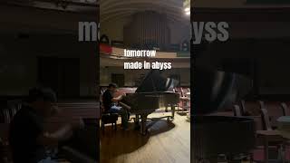 Pouring my heart and soul into Made in Abyss… #tomorrow #madeinabyss #piano