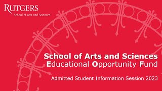 Rutgers SAS EOF Admitted Student Information Session April 2023