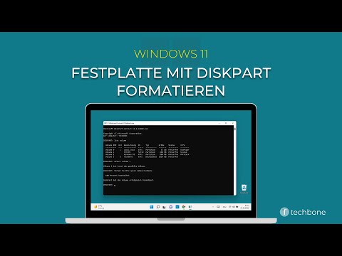 Festplatte mit DiskPart formatieren [Windows 11]