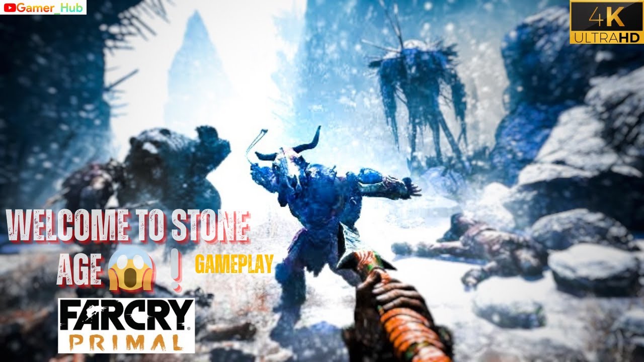 Far Cry Primal 4k Gameplay || PLATU CAVE OUTPOST ||