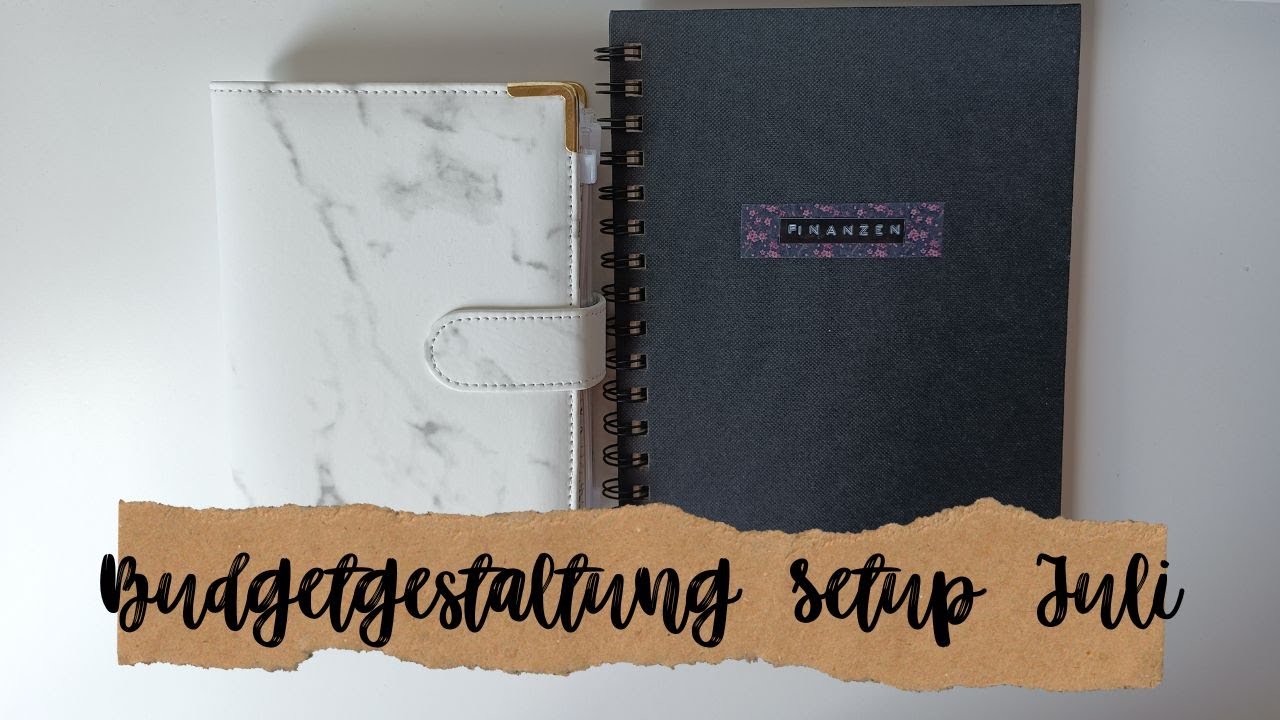 BUDGETGESTALTUNG SETUP JULI | Umschlagmethode | Cash Envelopes | Sparen als Anfänger
