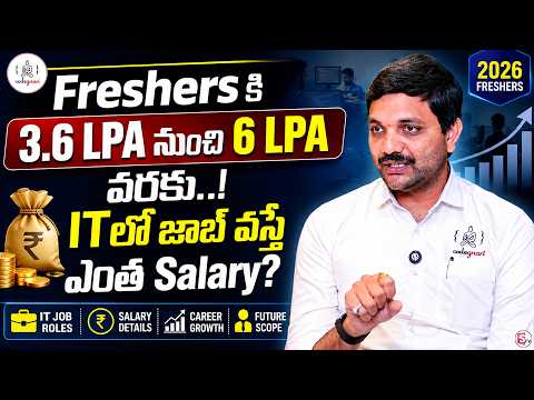 CODEGNAN : 3.6 LPA to 6 LPA: What Freshers Can Really Expect in IT Jobs | SumanTV Anchor Nagaraju