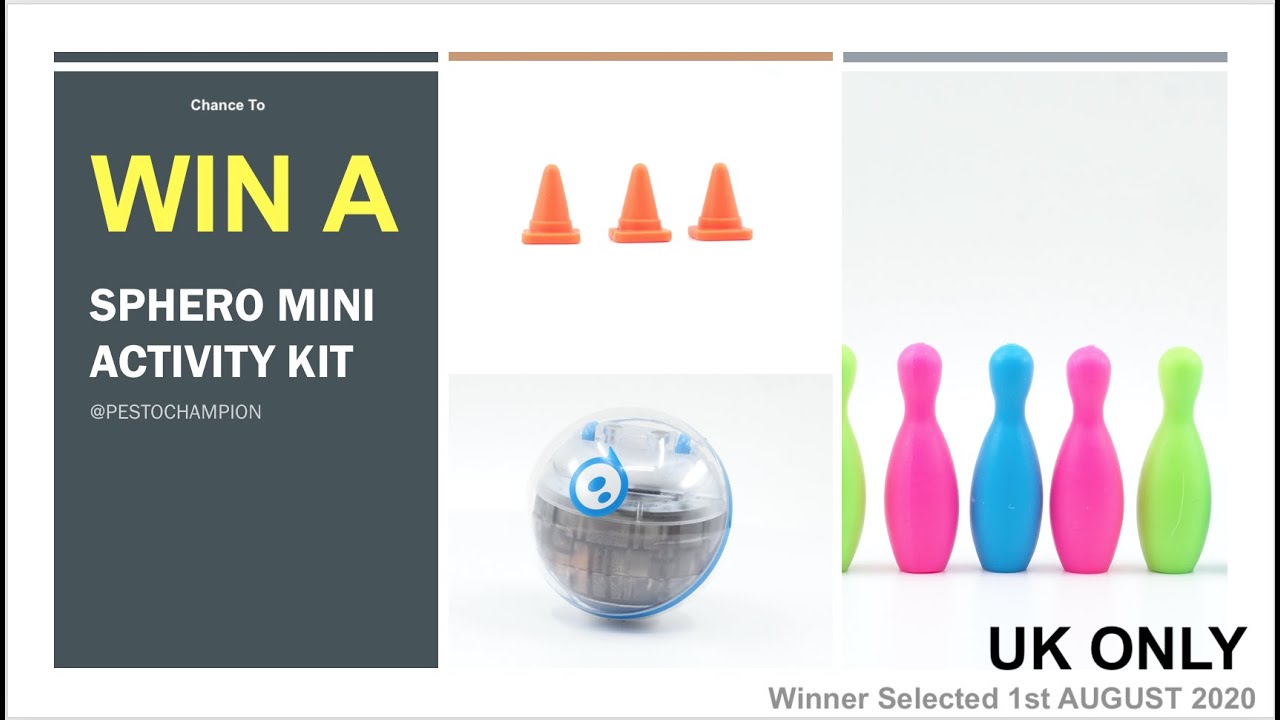 **COMPETITION PRIZE GIVEAWAY (2020)** 🥳 Chance to WIN a Sphero Mini Activity Kit! 🎁