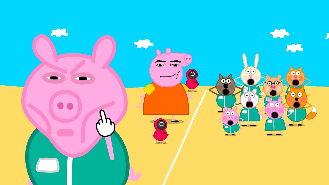 Игра «Кальмар»: полные эпизоды — Peppa Funny Memes