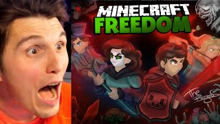 Paluten REAGIERT auf die BESTE Minecraft Freedom Animation die ich je gesehen habe.