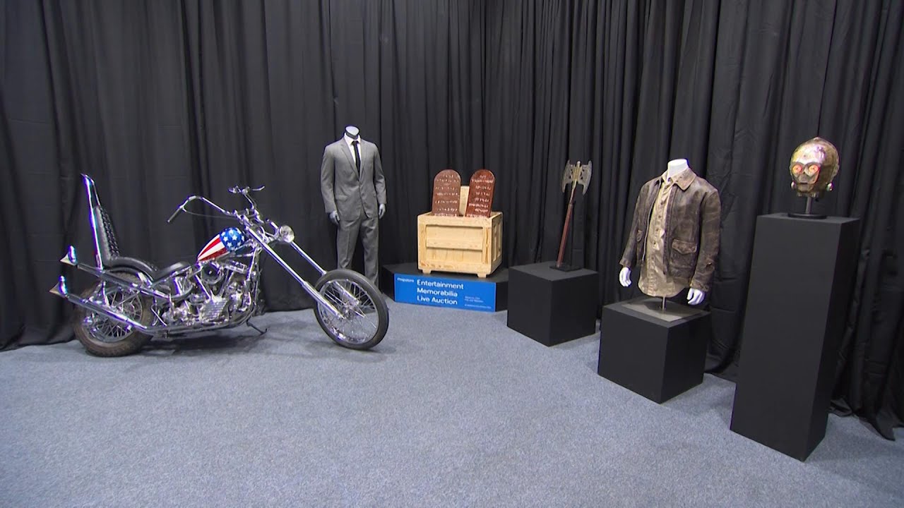 Hollywood auction features Audrey Hepburn gown, props and costumes from 'Star Wars,' 'Indiana Jones'
