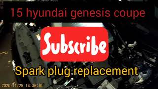 how to replace spark plugs 2015 hyundai genesis coupe