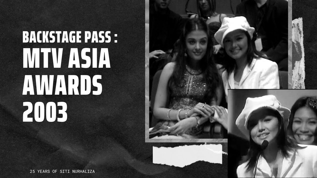 BACKSTAGE PASS : Dato' Sri Siti Nurhaliza @ MTV Asia Awards 2003